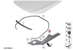 Original BMW F01 F02 Cover Seal Karet Samping Kap Mesin KIRI - Image 4