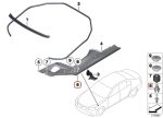 Original BMW F30 F32 F33 F36 Hood Adjuster Karet Setelan Kap Mesin 51767183752 - Image 6