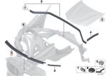 Original BMW F25 X3 F26 X4 Cover Seal Karet Kap Mesin Depan - Gambar 5