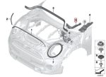 MINI F55 F56 F57 Engine Hood Gasket Seal Karet Sisi Kap Mesin KIRI - Gambar 5