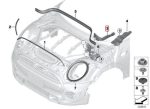 MINI F55 F56 F57 Engine Hood Gasket Seal Karet Sisi Kap Mesin KANAN - Gambar 5