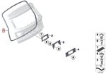 Original BMW F26 X4 Weatherstrip Karet Seal Pintu Bagasi Belakang