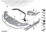 Original BMW G30 G31 F90 M5 Cover Ruang Kap Mesin DEPAN KANAN - Image 5