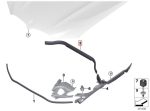 Original BMW G01 X3 G02 X4 Cover Seal Karet Kap Mesin Belakang Tengah