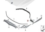 Original BMW G20 G21 Cover Seal Karet Kap Mesin Belakang KIRI - Image 5