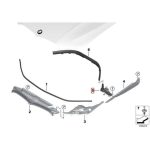 Original BMW G20 G21 Cover Seal Karet Kap Mesin Belakang KANAN - Image 5