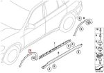 Original BMW E70 X5 Wheel Arch Lis Fender Flare Wide DEPAN KANAN - Image 6