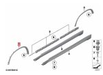 Original BMW E84 X1 Wheel Arch Lis Fender Flare DEPAN KANAN 51772990166 - Image 5