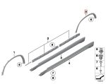 Original BMW E84 X1 Wheel Arch Lis Fender Flare Belakang KANAN - Image 5