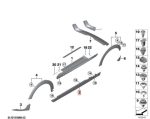 Original MINI F56 Side Skirt Rocker Panel Trisplang Bawah Kiri - Image 5
