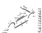 Original MINI F56 Side Skirt Rocker Panel Trisplang Bawah KANAN - Image 5