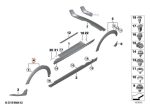 Original MINI F55 F56 F57 Wheel Arch Lis Over Fender Flare Depan Kiri - Image 5
