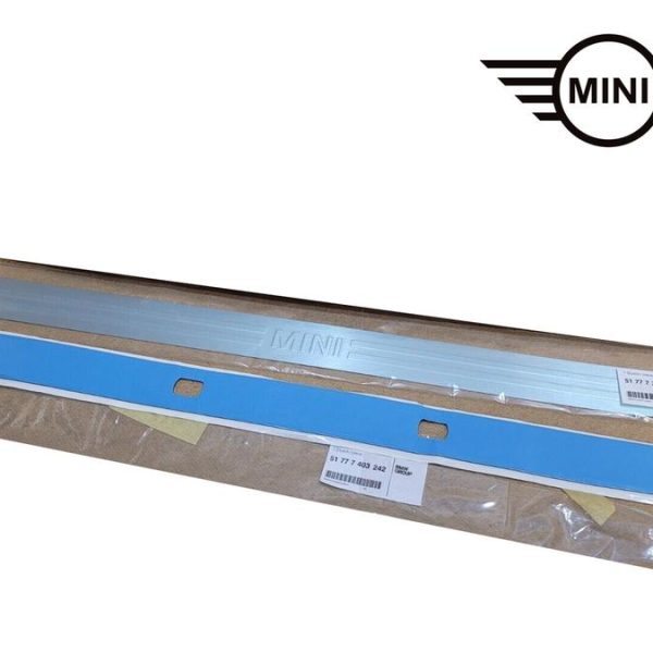 Original MINI F56 F57 Logo Door Sills Plate Pintu + Adhesive Pad 1 Pcs