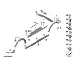 Original MINI F56 JCW Side Skirt Rocker Panel Trisplang Bawah Kiri - Gambar 5
