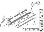 Original BMW F48 X1 X Line Side Skirt Rocker Panel Trisplang KIRI - Image 6