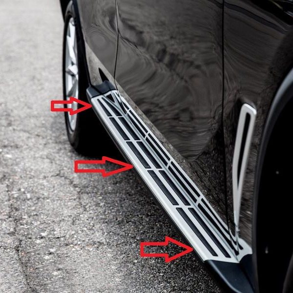 Ori BMW G05 X5 Foot step Aluminium Rubber Insert Pijakan Kaki KANAN