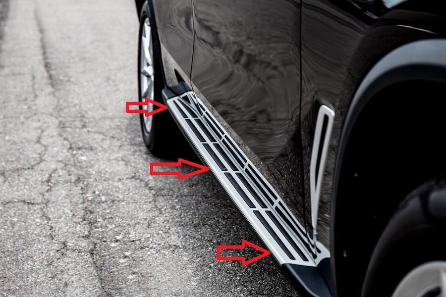 51777467908_A Ori BMW G05 X5 Foot step Aluminium Rubber Insert Pijakan Kaki KANAN - Gambar 1