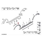 Original MINI Countryman F60 Cover Wheel Arch Lis Over Fender Samping Roda Depan KIRI 51777475349 - Image 5