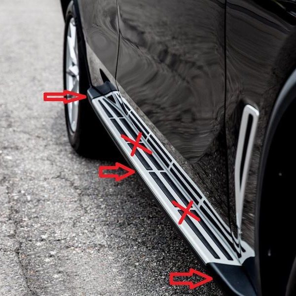 Original BMW G05 X5 Side Skirt Foot Step Running Board Pijakan Kaki KANAN