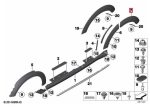 Original MINI R60 Wheel Arch Lis Over Fender Flare Belakang Kiri - Image 5