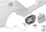 Ori BMW F15 X5 F85 X5M Panel Cover Tutup Tangki Bensin 51917312316