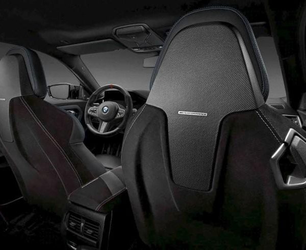 BMW G80 M3 G82 M4 Performance Open Pore Carbon Fiber Seat Back Cover