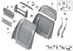 BMW F01 F02 Comfort Seat Backrest Pocket Cover Trim Belakang Jok Depan