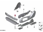 BMW Cover Tutup Jok Depan F10 G30 F02 G12 F15 X5 F16 X6 52107318998 - Image 5