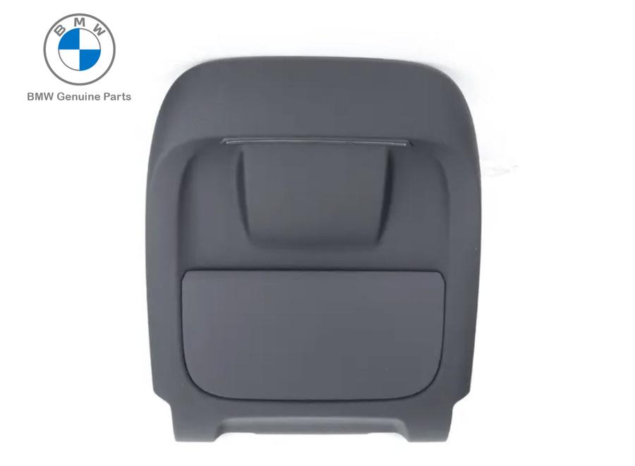 52107321146_A BMW F15 X5 F16 X6 Backrest Pocket Cover Belakang Sandaran Jok Hitam - Image 1