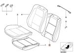Original BMW E46 Backrest Foam Bantalan Busa Sandaran Jok Depan - Image 4