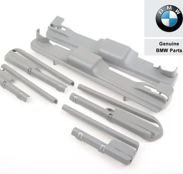 Original BMW E39 Cover Penutup Rel Jok Seat Rail DEPAN LH /RH Grey