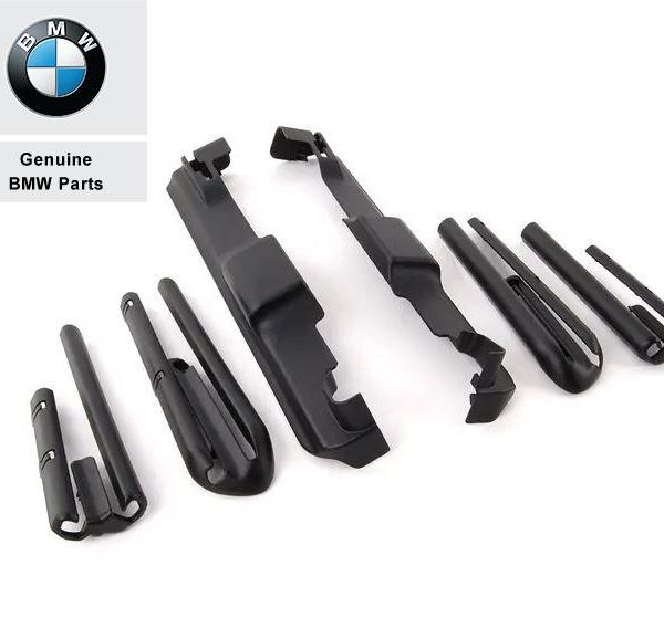 Original BMW E39 Cover Penutup Rel Jok Seat Rail DEPAN LH /RH Black