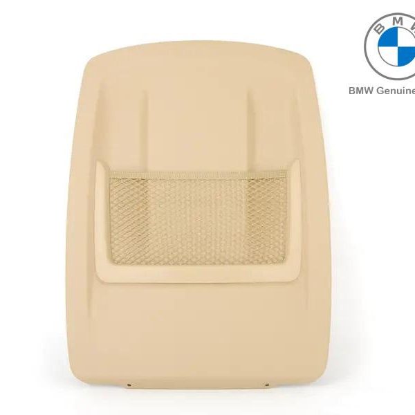 BMW E90 E84 X1 Backrest Trim Cover Jaring Belakang Jok Depan Beige