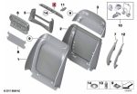 Original BMW Lampu LED Belakang Jok Backrest F07 F02 G12 F15 F16 - Image 5