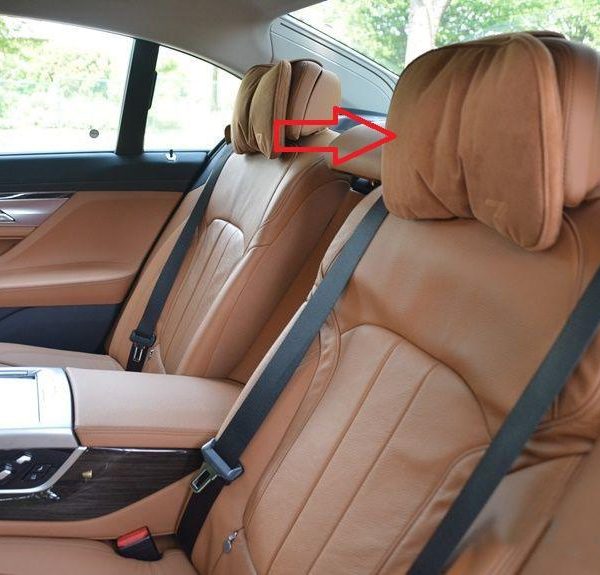 Original BMW G11 G12 7 Series Cuddle Pillow Head Rest Belakang