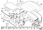 Original BMW E85 Z4 Convertible Engsel Atap Softop KIRI 54347193449 - Image 6