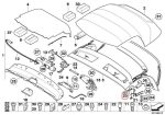 Original BMW E85 Z4 Convertible Engsel Atap Softop KANAN 54347193450 - Image 4