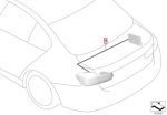 Original BMW F30 Facelift Wiring Kabel Konversi LED Lampu Rem Belakang - Image 4
