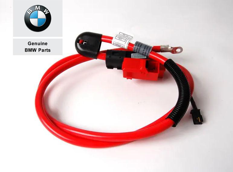 61126929324_A Original BMW E60 PRE-LCI Kabel + Skun Positif Aki Battery Cable - Image 1