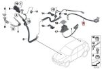 Original BMW F25 X3 Kabel + Skun Positif Aki Battery Cable - Image 6
