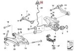 BMW E53 X5 3 POL Plug Housing Rumah Konektor ABS Sensor Belakang - Gambar 5