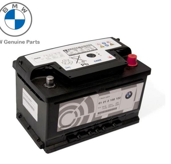 Original BMW E30 E36 E12 E28 Accu Battery 65Ah 65 Ah Aki 61212432651