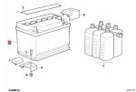 Original BMW E30 E36 E12 E28 Accu Battery 65Ah 65 Ah Aki 61212432651 - Image 3