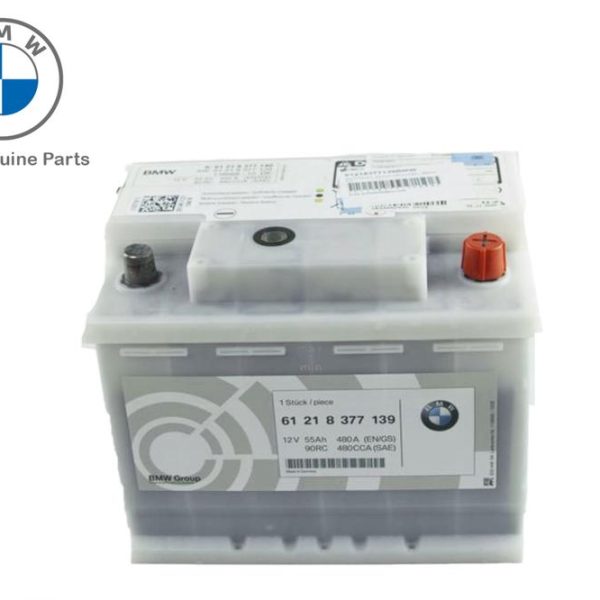 Original BMW E30 Accu Battery 55Ah Aki 61218377139