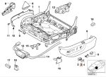 Ori BMW E34 E39 E32 E38 Cover Tombol Jok Elektrik Depan 61311379369 - Image 5