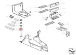 BMW E36 Chrome Line Frame Bingkai Tombol Power Window Depan KANAN - Gambar 4