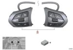 Original BMW F80 M3 F82 F83 M4 Tombol MF M Sport Multifungsi Stir - Image 5
