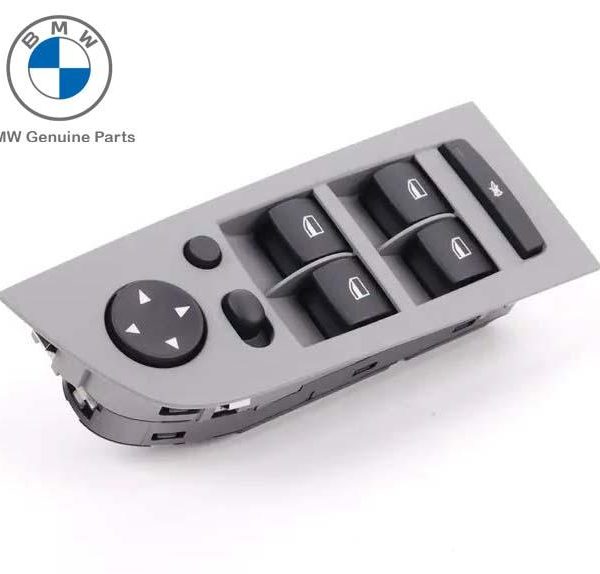 Original BMW E90 Tombol Power Window Switch Pintu Driver Kanan Grey