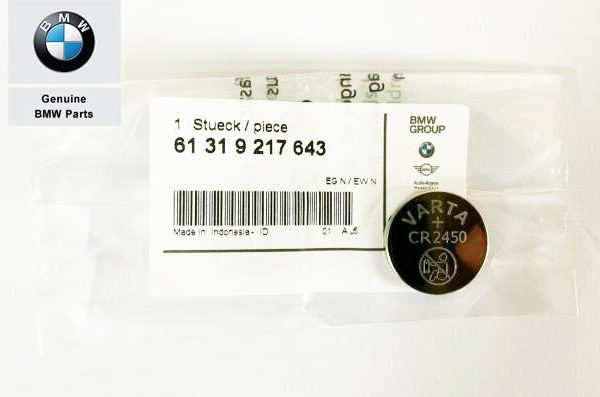 BMW F02 F10 F30 F31 F32 F34 F32 F33 F36 Baterai Kunci Remote CR2450