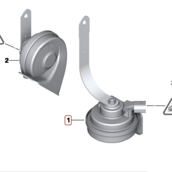 Original BMW E89 Z4 Horn Klakson Nada Tinggi , High pitch 61337191718